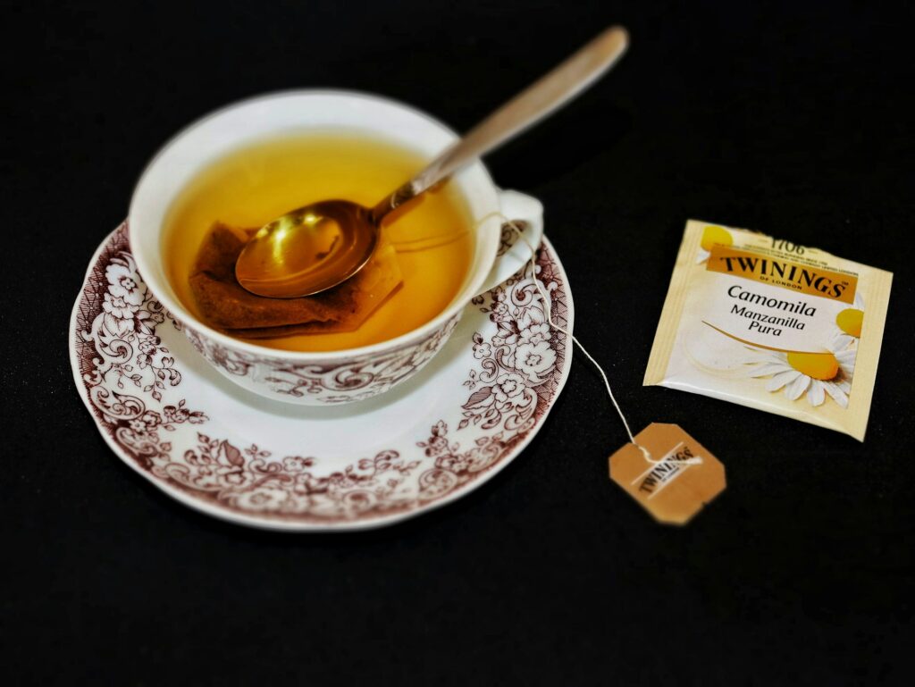 Healthy sleep habits supported by natural tea