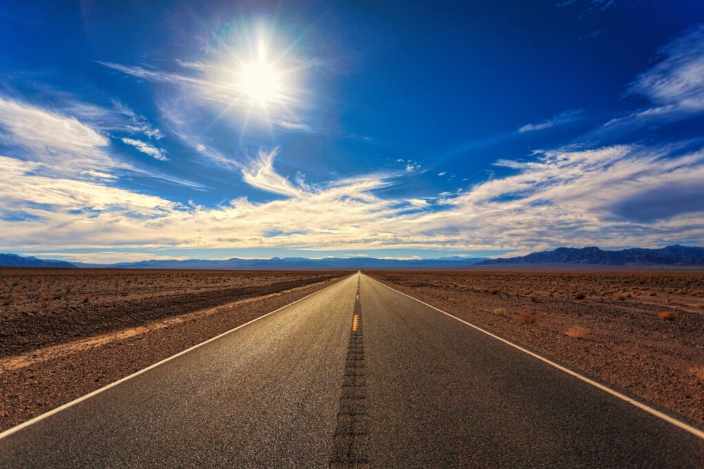 Bright path symbolizing next steps in the daily mindset routine